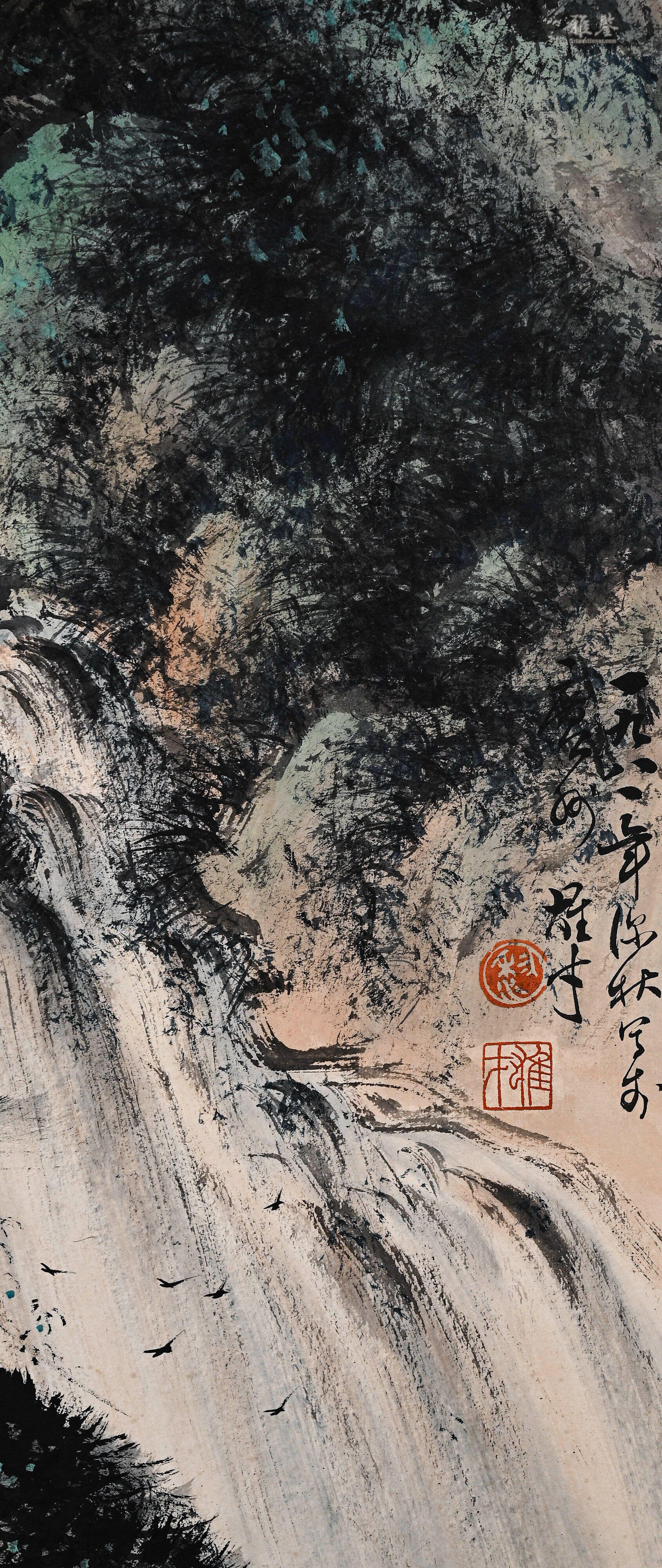 黎雄才山水立軸_LOT.9002_拍品详情_雅鉴艺术网拍品详情