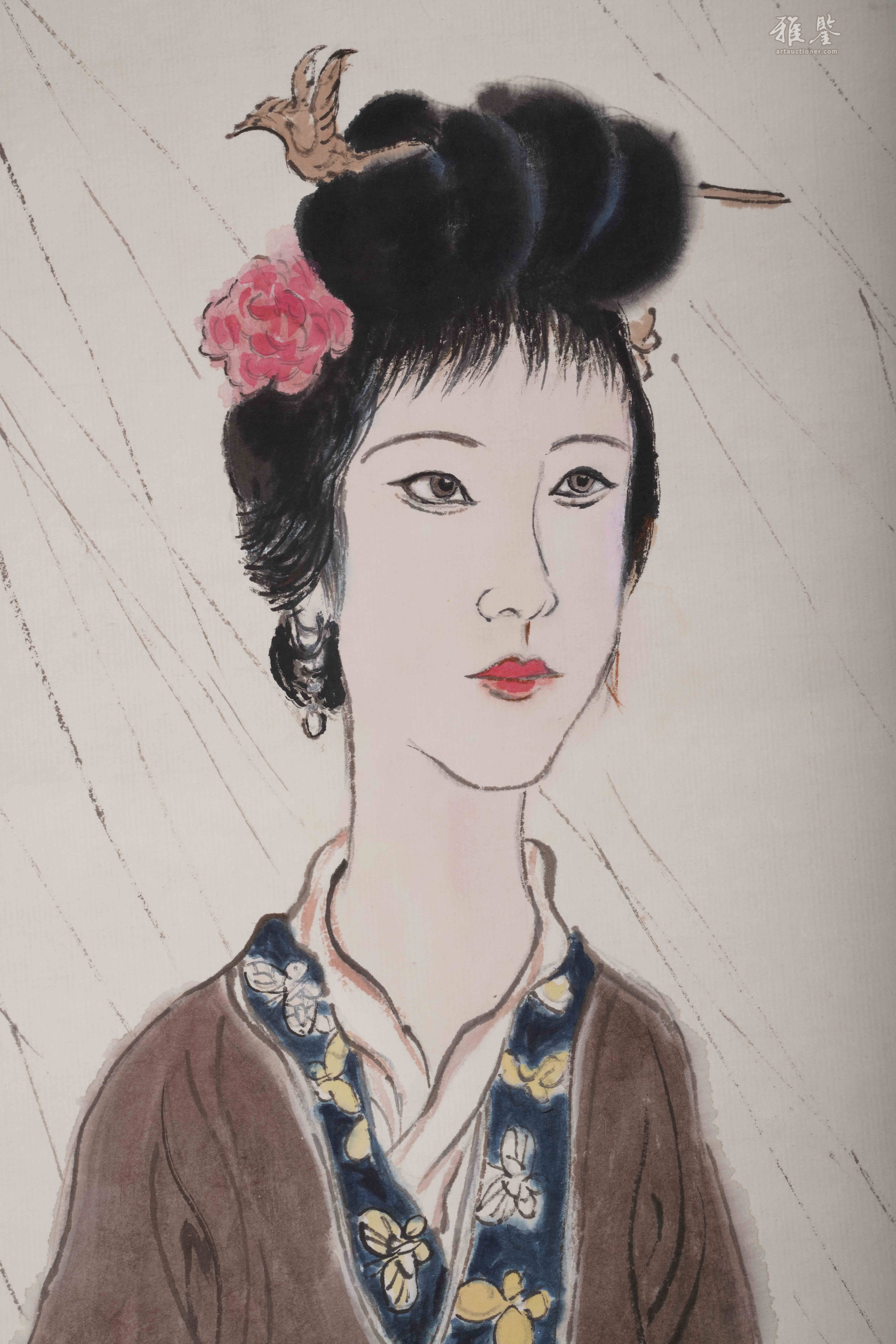 徐悲鴻仕女圖_LOT.1011_拍品详情_雅鉴艺术网拍品详情