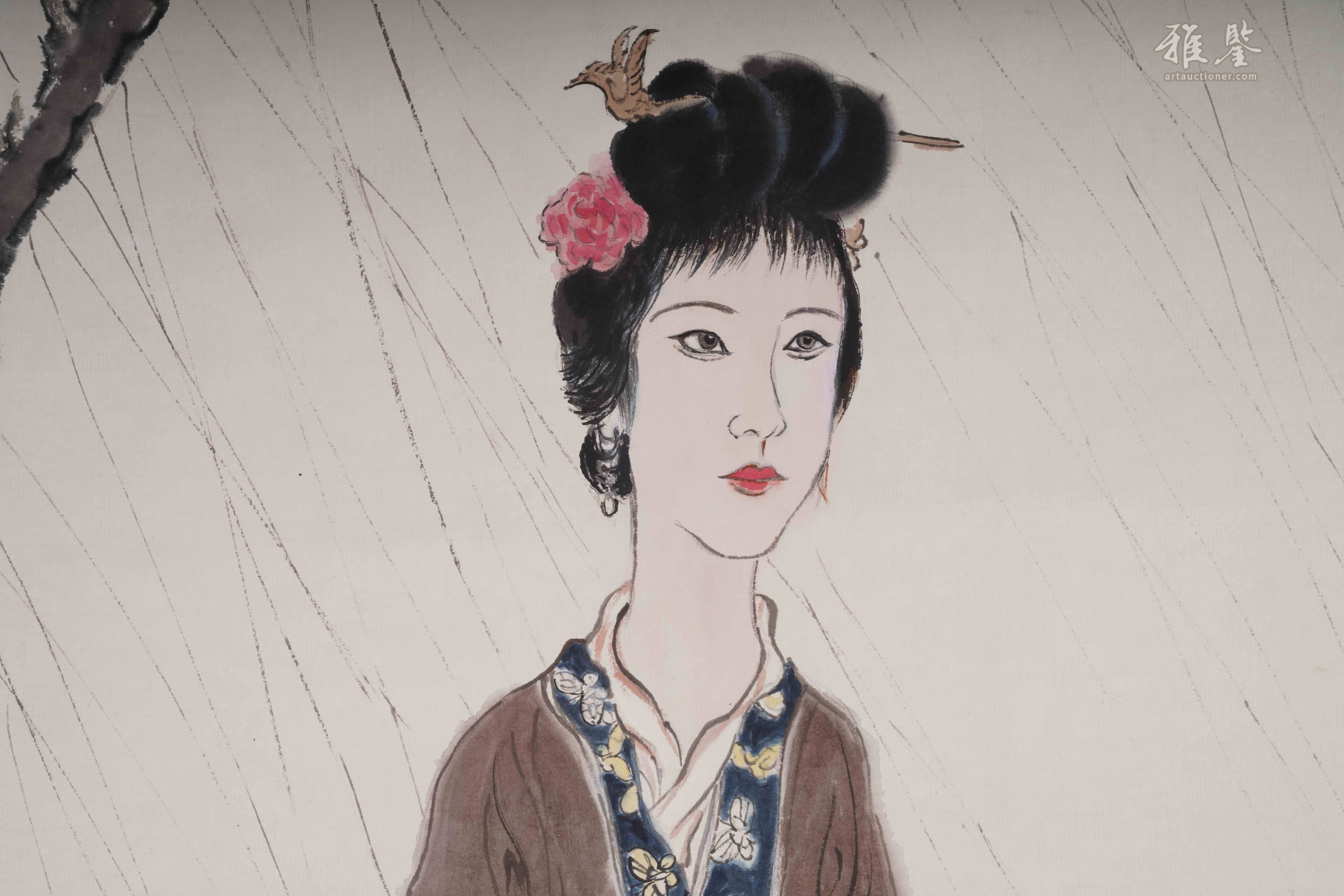 徐悲鴻仕女圖_LOT.1011_拍品详情_雅鉴艺术网拍品详情