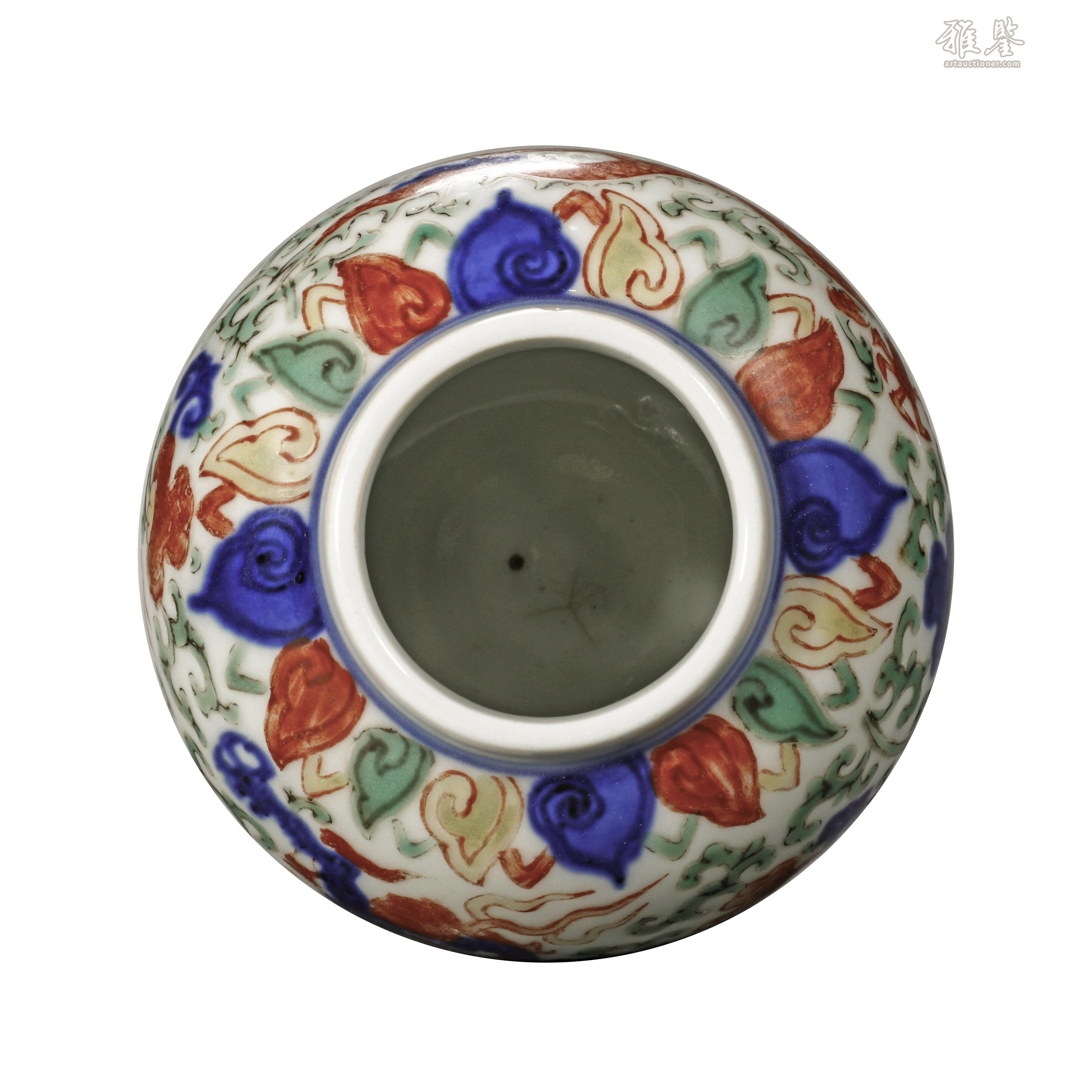 明嘉靖青花五彩龙纹罐_LOT.709_拍品详情_雅鉴艺术网拍品详情