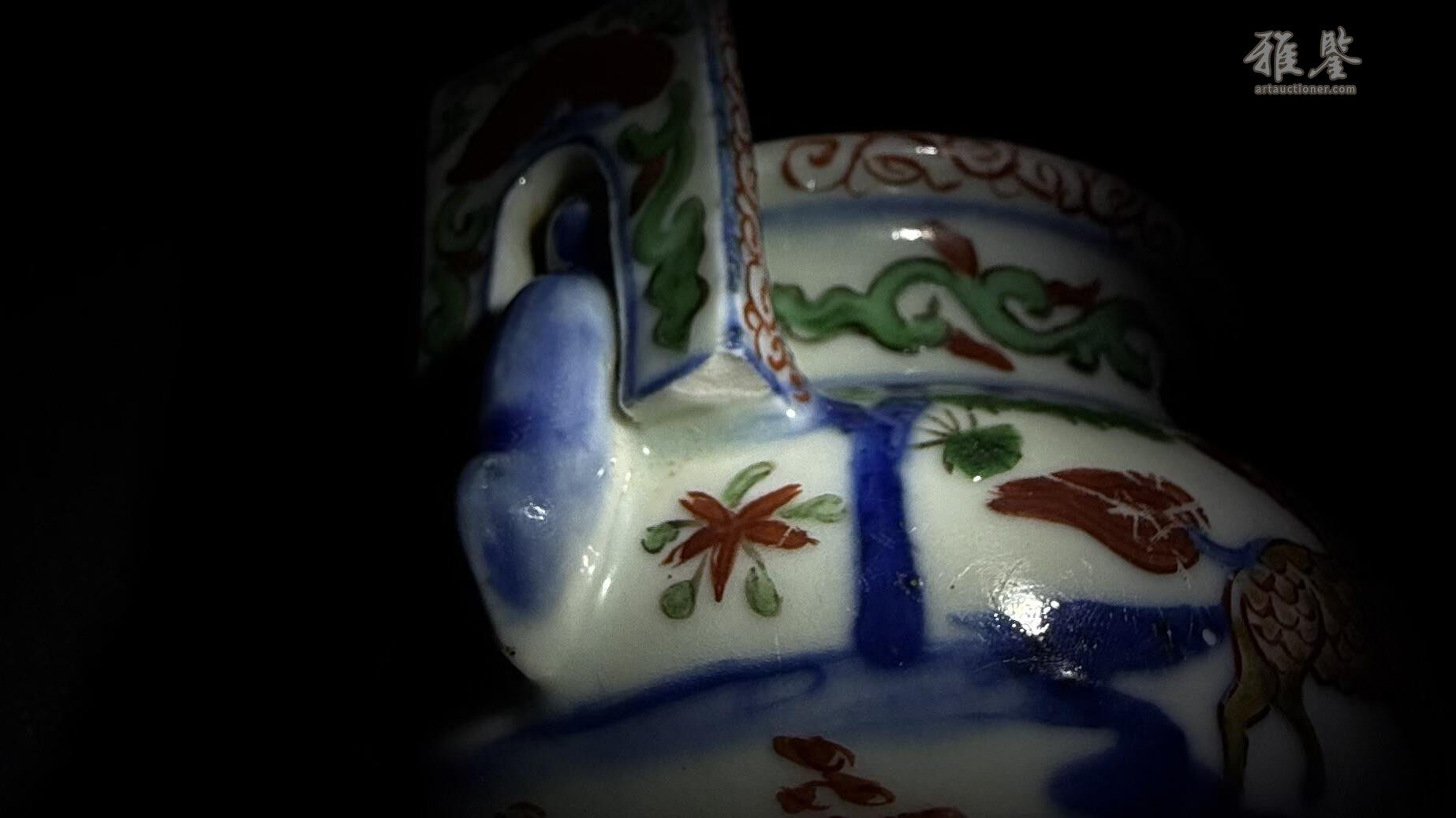 明万历青花五彩瑞兽图香炉_LOT.709_拍品详情_雅鉴艺术网拍品详情