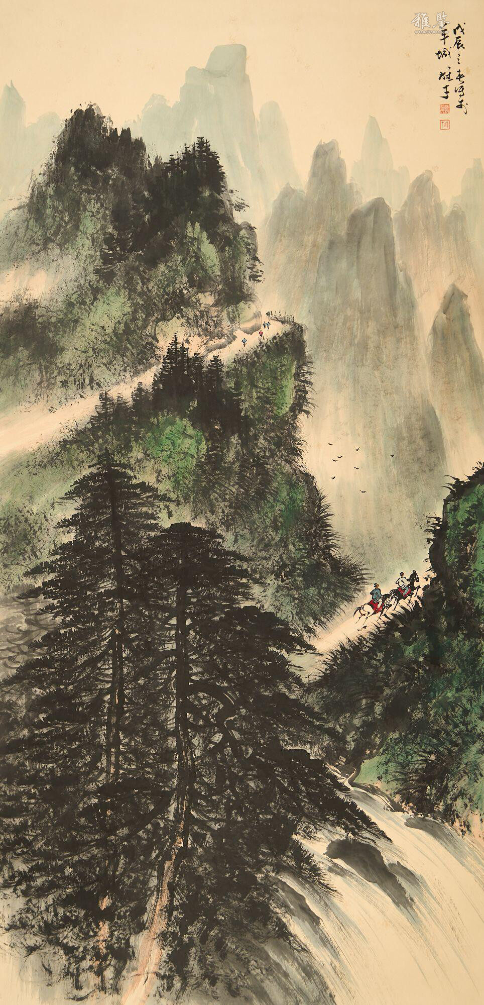 黎雄才《山水》_LOT.241_拍品详情_雅鉴艺术网拍品详情