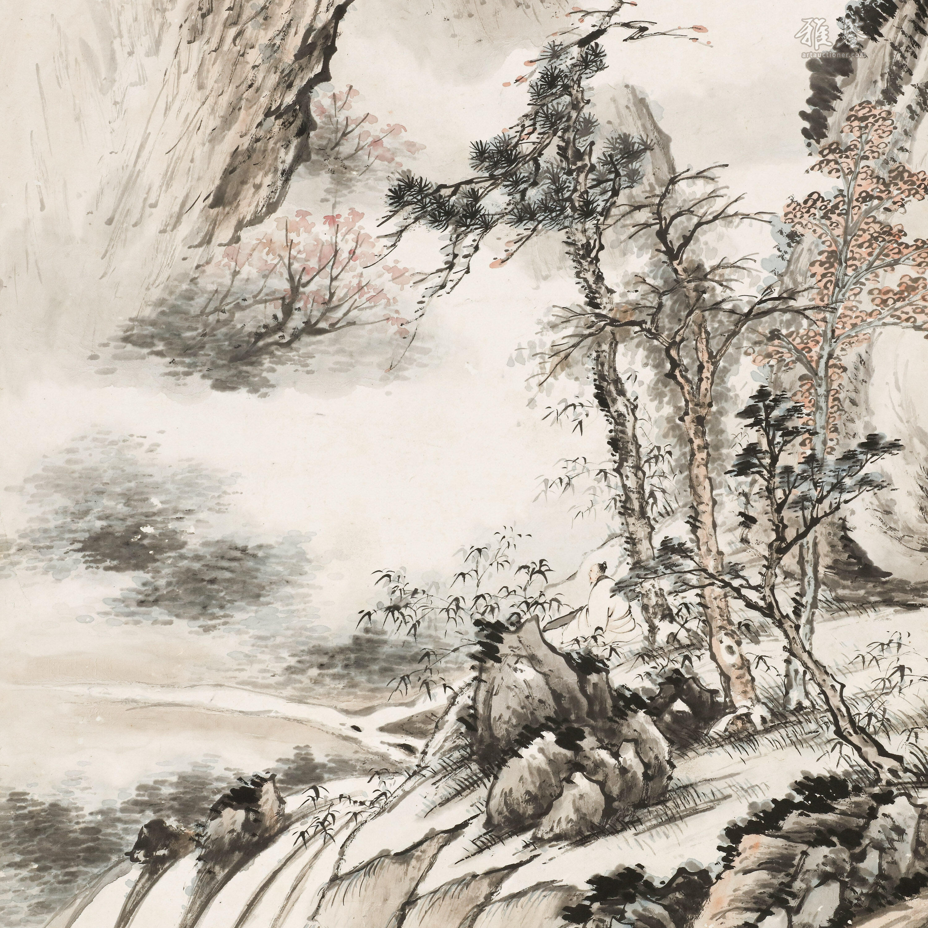 李寿庵高山流水_LOT.33_拍品详情_雅鉴艺术网拍品详情
