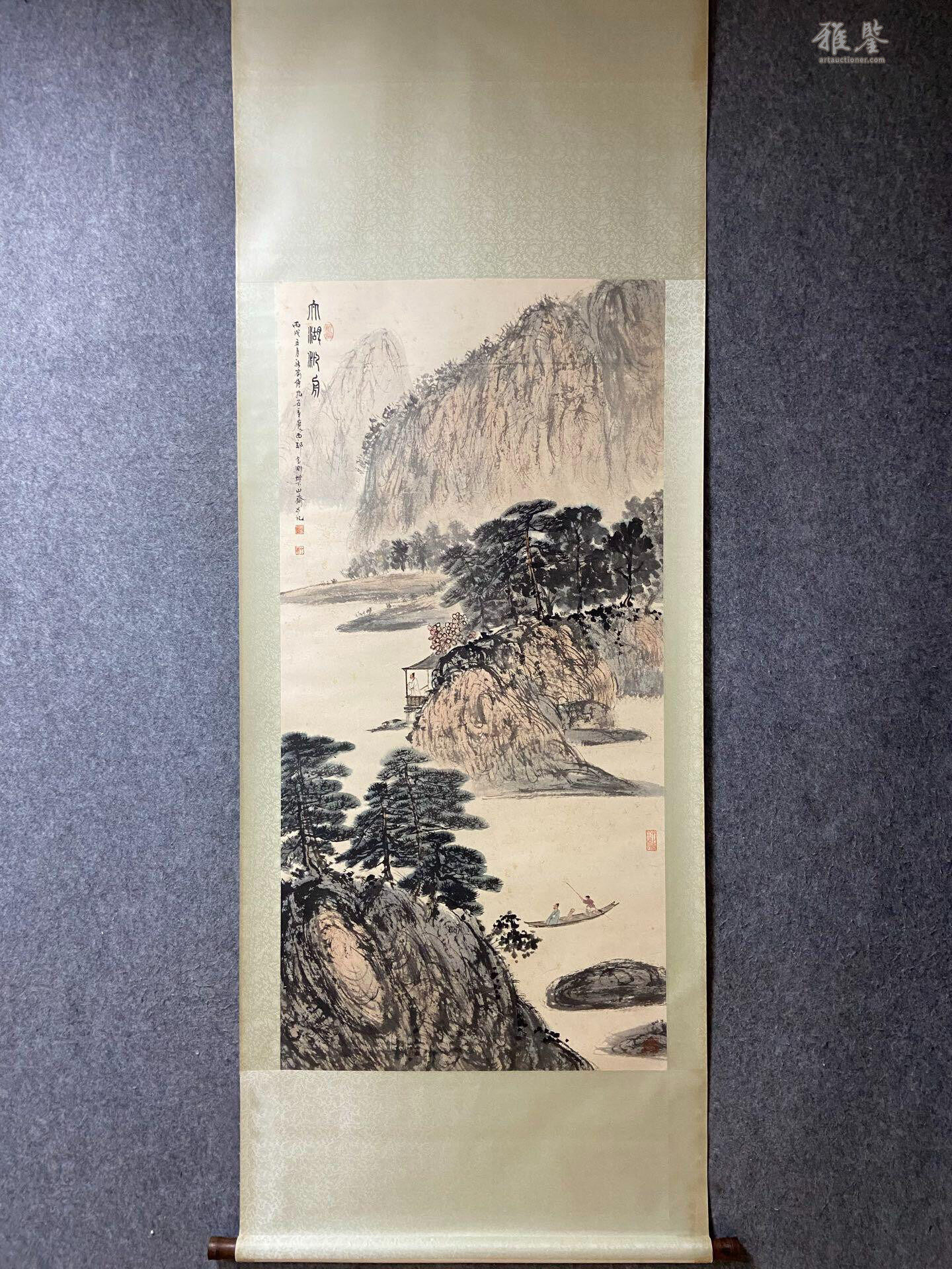 傅抱石山水_LOT.1008_拍品详情_雅鉴艺术网拍品详情