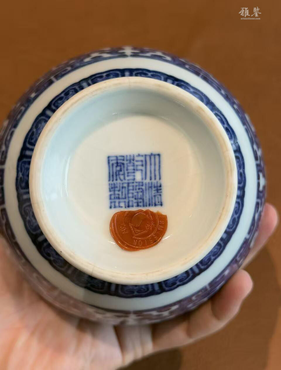 清乾隆青花螭龙纹盖碗尊_LOT.373_拍品详情_雅鉴艺术网拍品详情