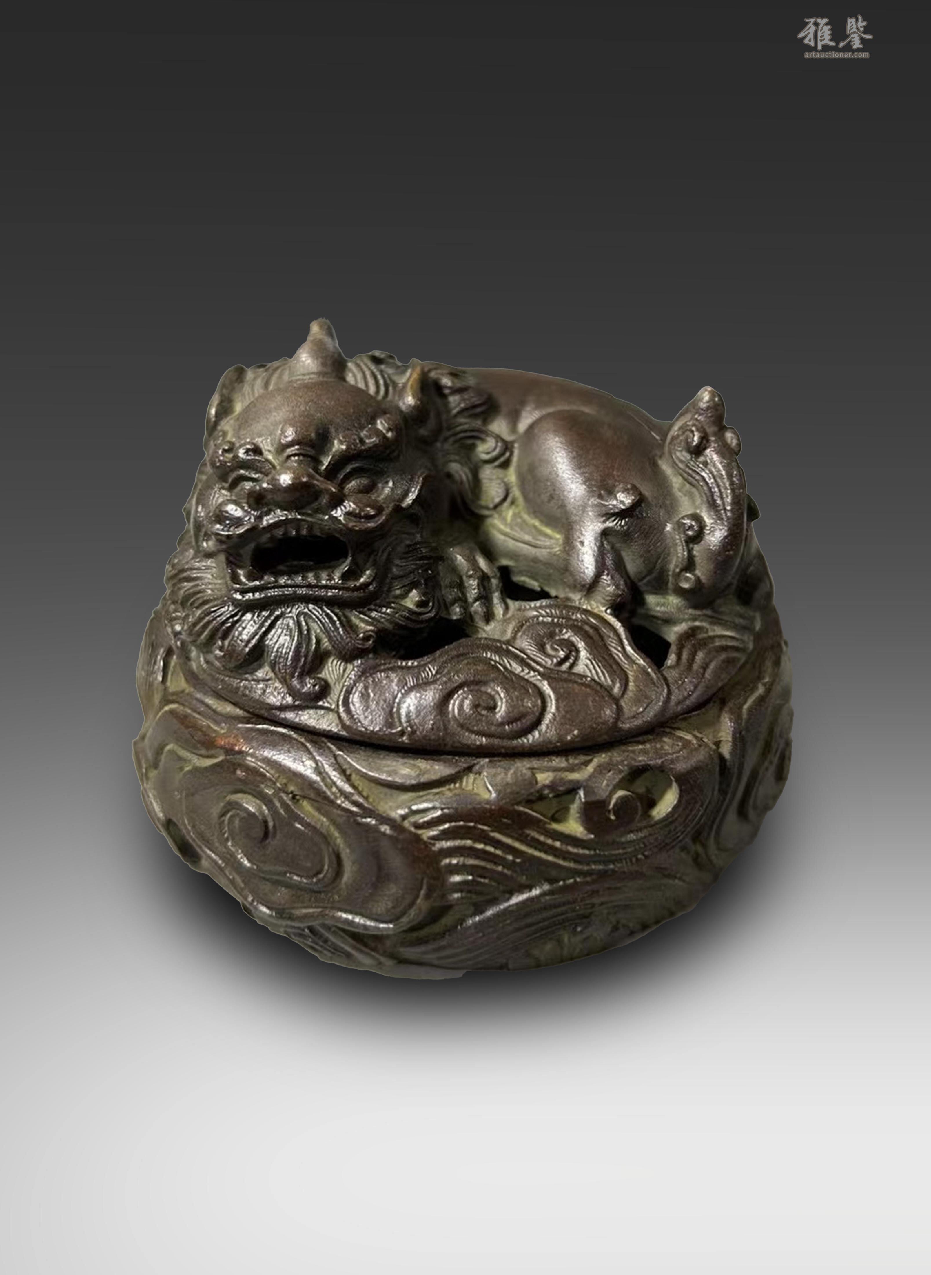 中国 大清乾隆年製 銀 香炉 2276 中国骨董 大清乾隆年製