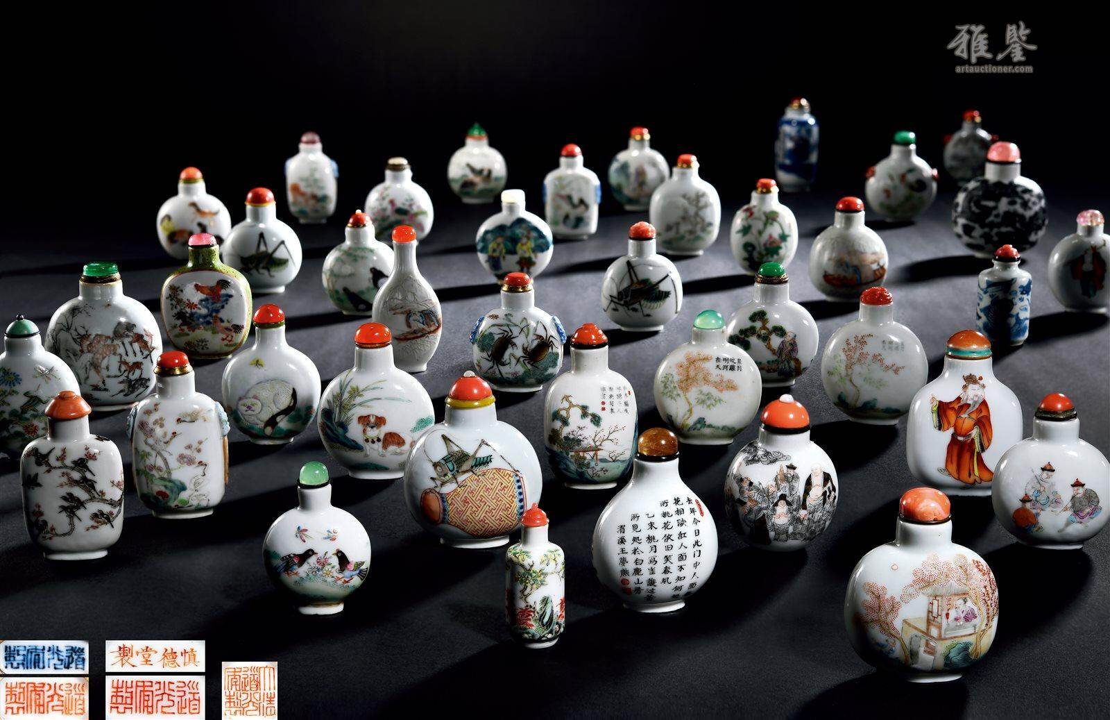 清道光御制鼻烟壶一组四十件_LOT.0601_拍品详情_雅鉴艺术网拍品详情
