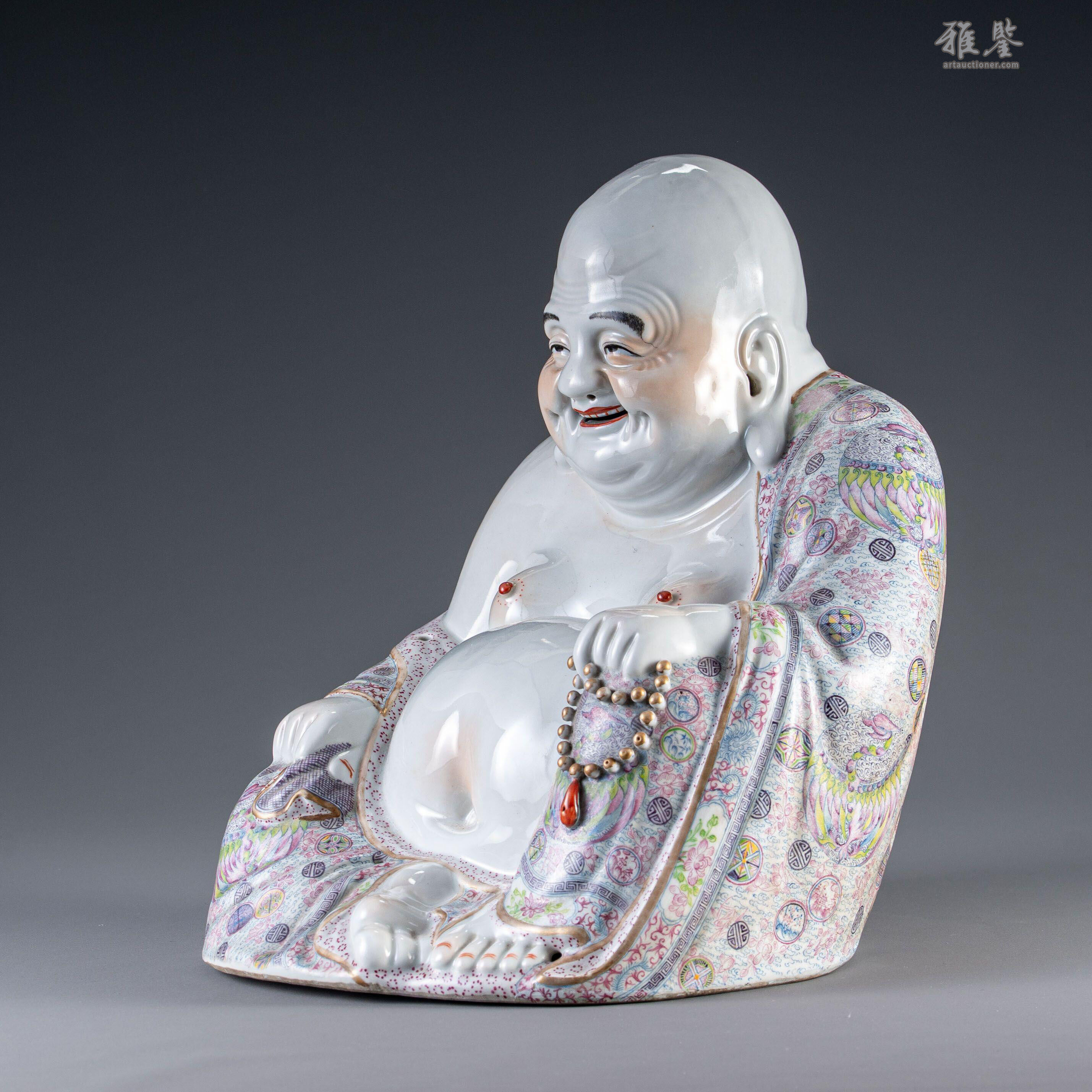 民國洪泰制粉彩彌勒佛_LOT.15_拍品详情_雅鉴艺术网拍品详情
