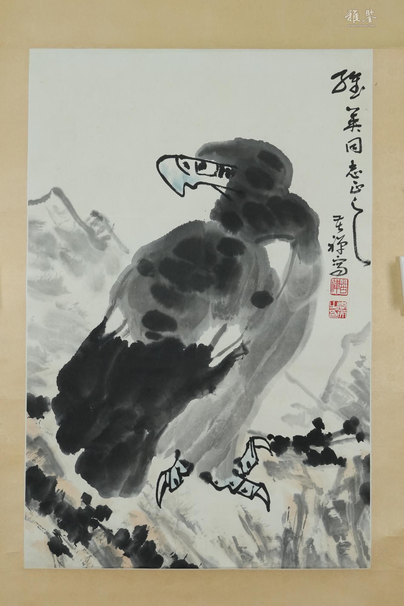 李苦禅鹰_LOT.69_拍品详情_雅鉴艺术网拍品详情