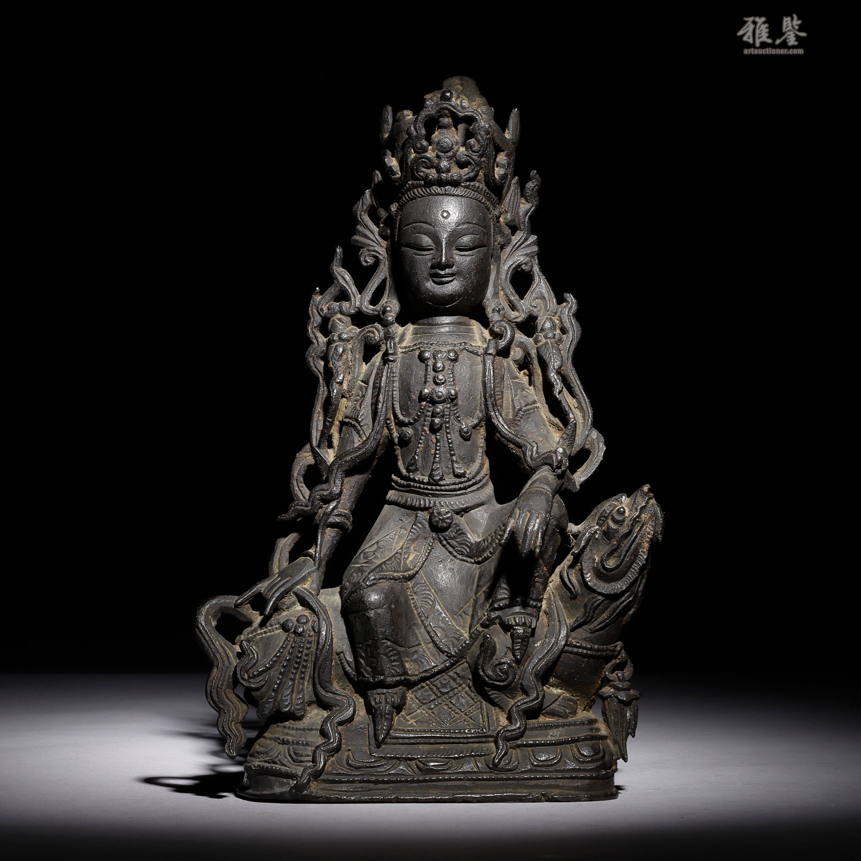 仏教美術 総白檀造 超細密彫刻 普賢菩薩 美品 yv05 普賢