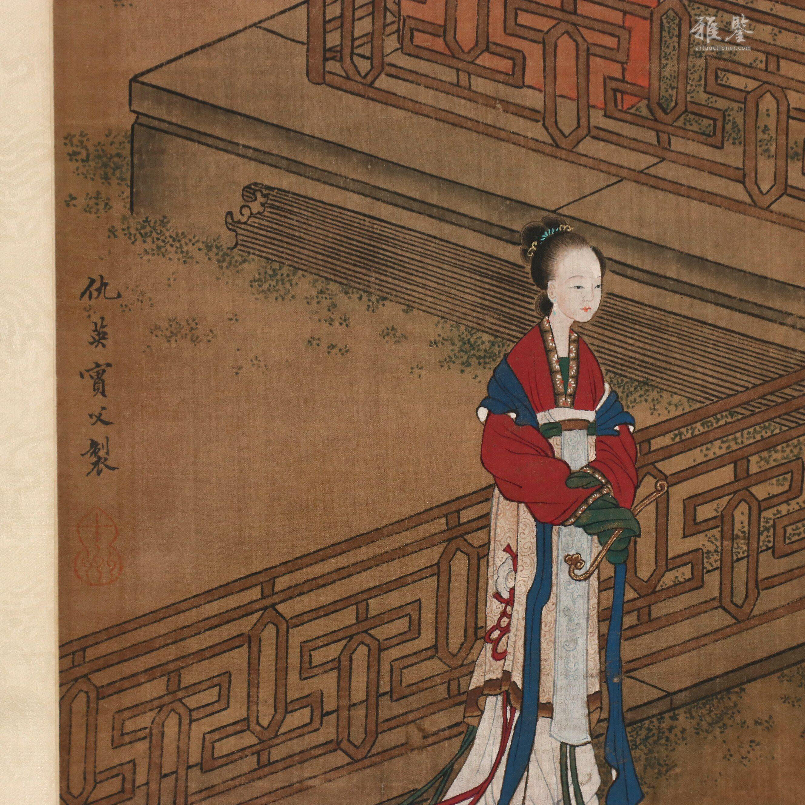 仇英四季仕女圖_LOT.314_拍品详情_雅鉴艺术网拍品详情