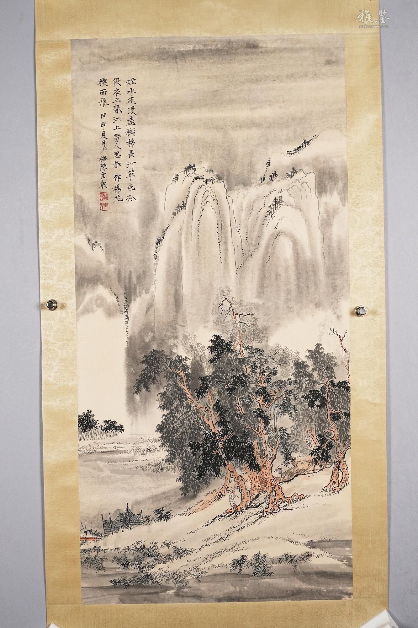 陈少梅山水_LOT.52_拍品详情_雅鉴艺术网拍品详情