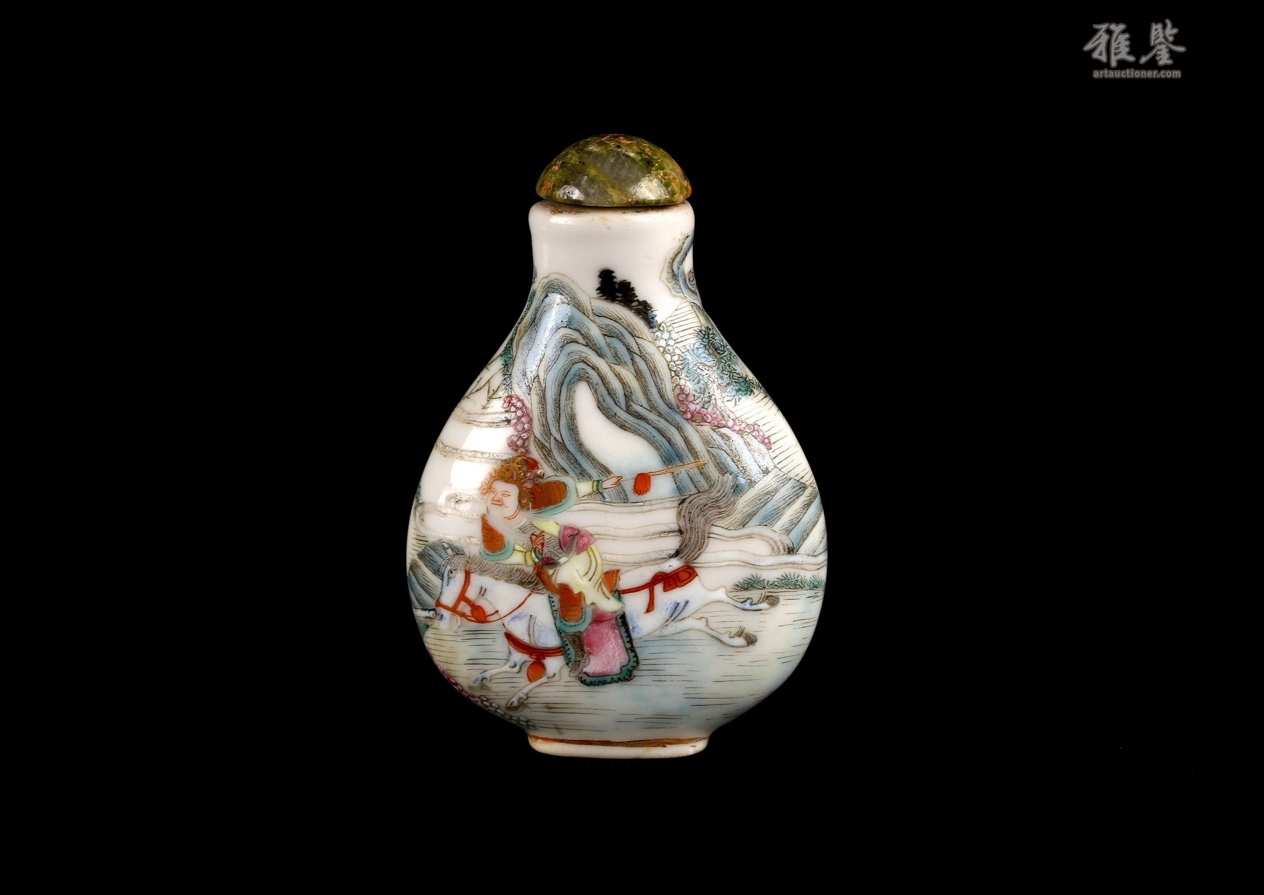 清乾隆粉彩人物故事图鼻烟壶_LOT.2005_拍品详情_雅鉴艺术网拍品详情