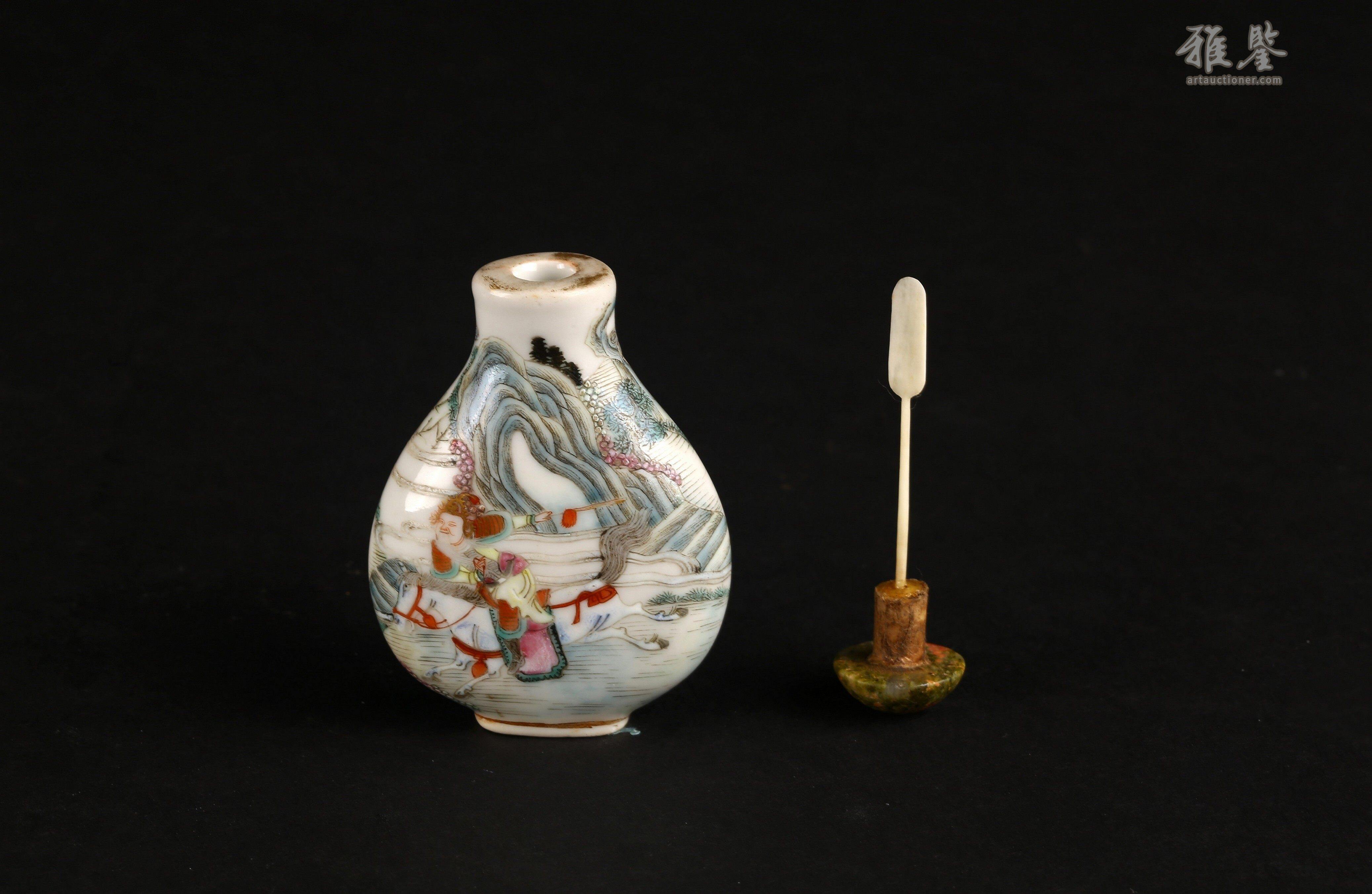 清乾隆粉彩人物故事图鼻烟壶_LOT.2005_拍品详情_雅鉴艺术网拍品详情