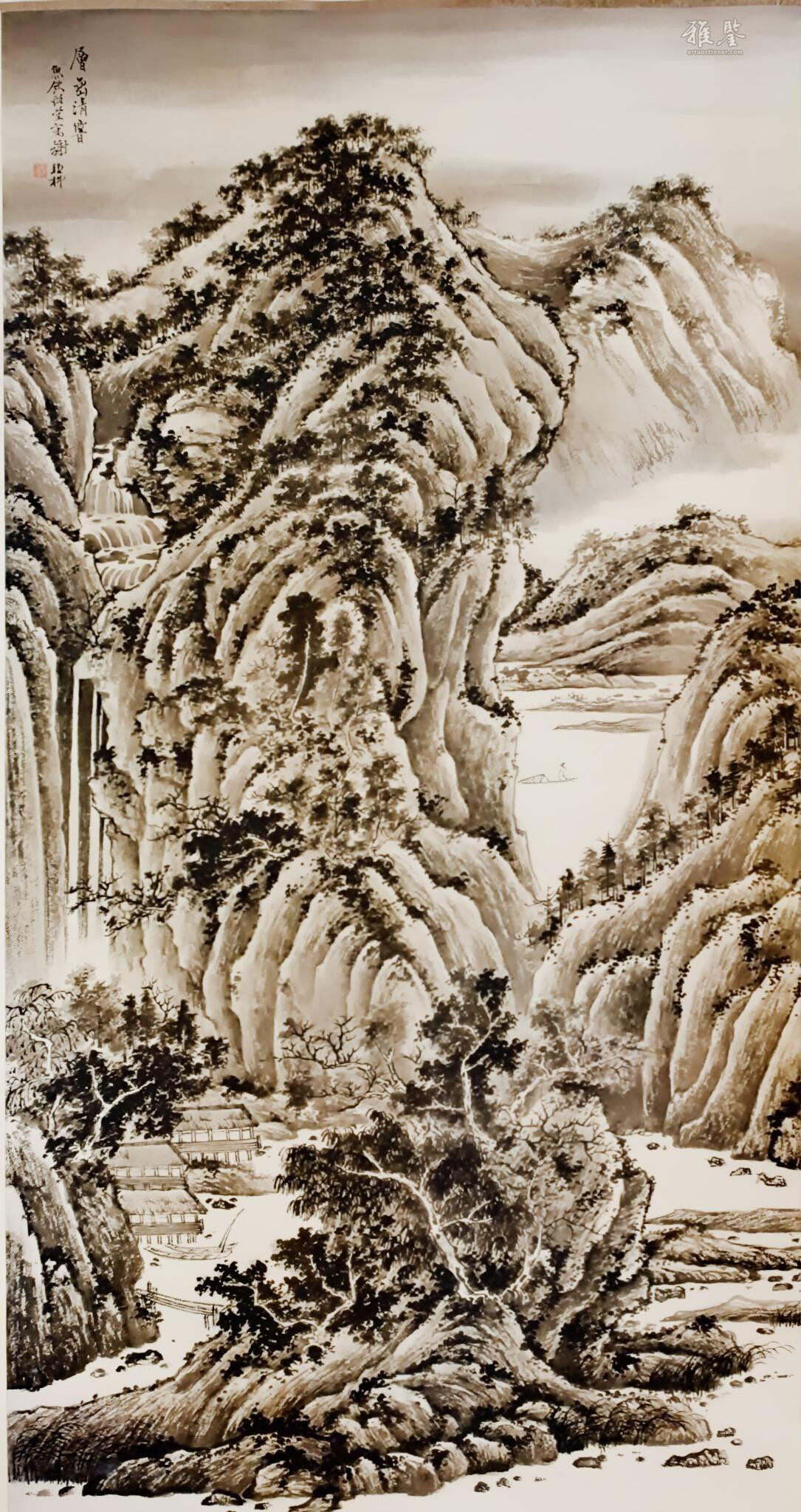 謝稚柳 山水 谢稚柳山水_LOT.30_拍品详情_雅鉴艺术网拍品详情