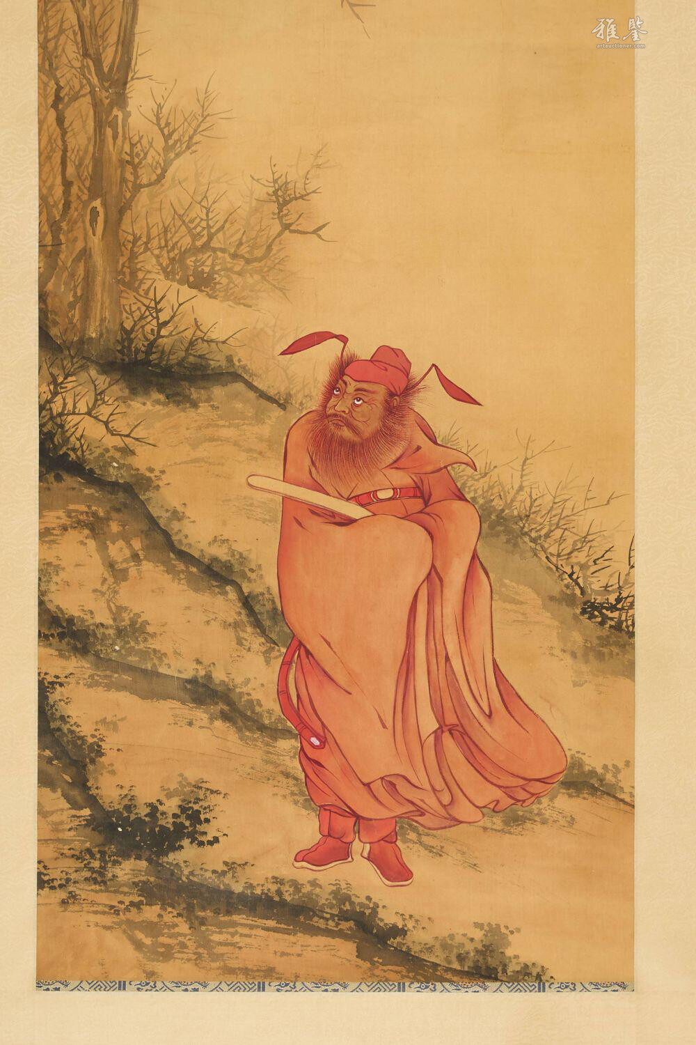 李凤公硃笔钟馗_LOT.581_拍品详情_雅鉴艺术网拍品详情