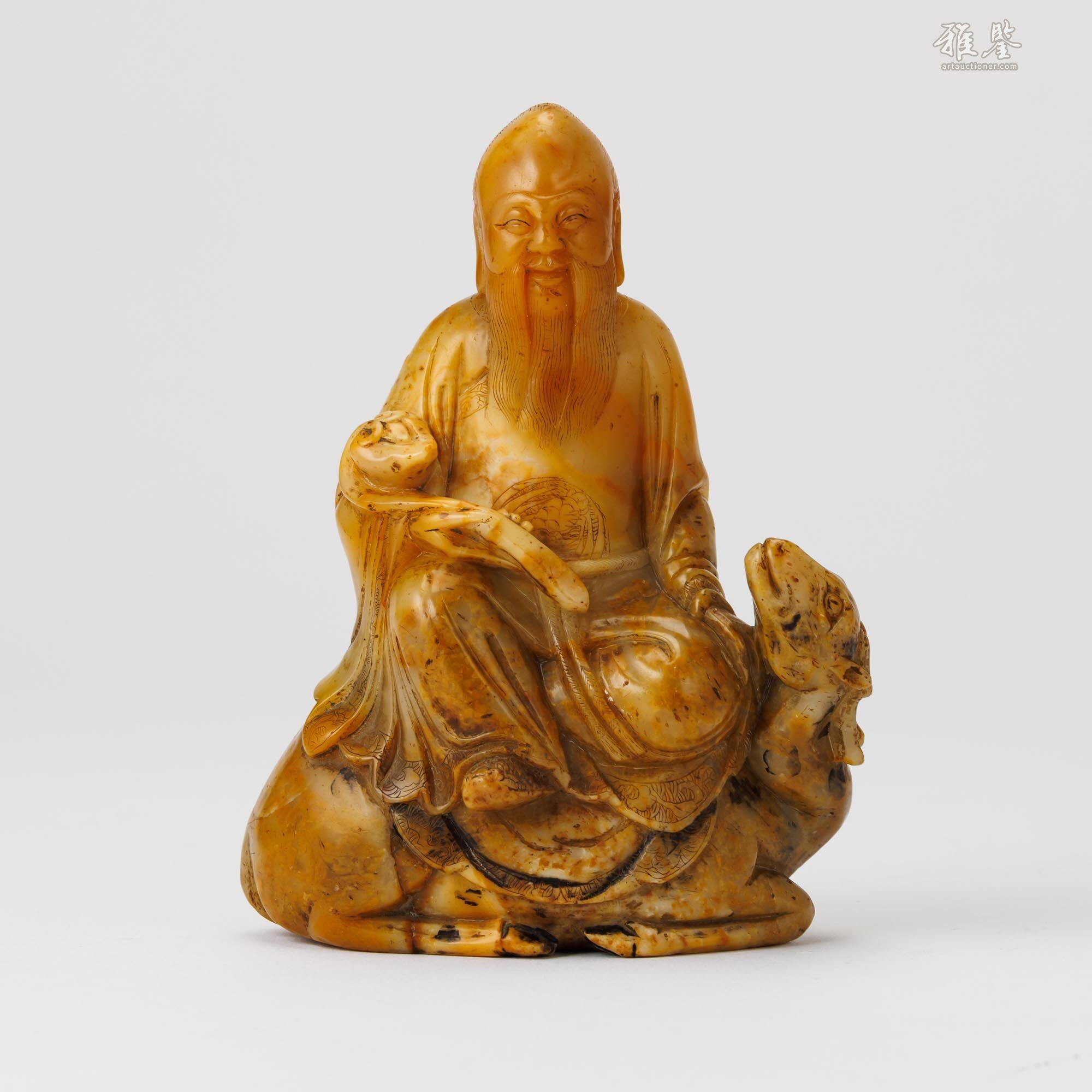 清壽山石雕仙翁_LOT.7_拍品详情_雅鉴艺术网拍品详情